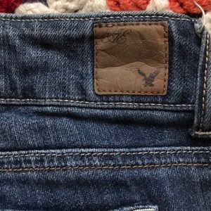 AMERICAN EAGLE MID WASH BOOTCUT JEANS